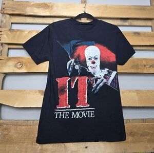 New 💫Black 'IT The Movie' Graphic T-Shirt Size:S